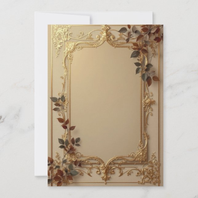Conception de la carte d'invitation PREMIUM (Devant)