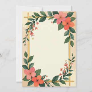 Conception de la carte d'invitation PREMIUM