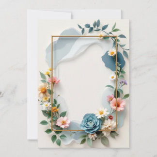 Conception de la carte d'invitation PREMIUM