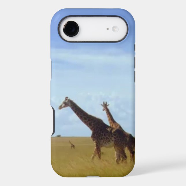 Conception de la girafe du parc national de Nairob (Verso)