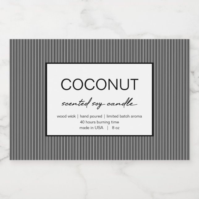 Conception de la ligne de Étiquette de produit de  (Étiquettes simples)