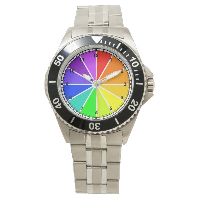 Conception de la montre couleur (devant)