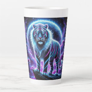 Conception de la Mug en latte de tigre néon Energy