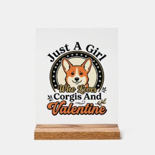 Conception de la Saint-Valentin Corgi pour les ama