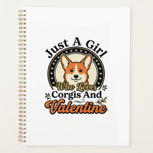 Conception de la Saint-Valentin Corgi pour les ama