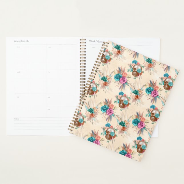 Conception de la série Boho Skull 3 (Devant avec enveloppe)