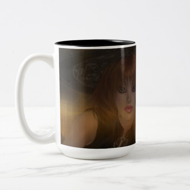 Conception de la sorcière d'automne 2 Mug (Gauche)