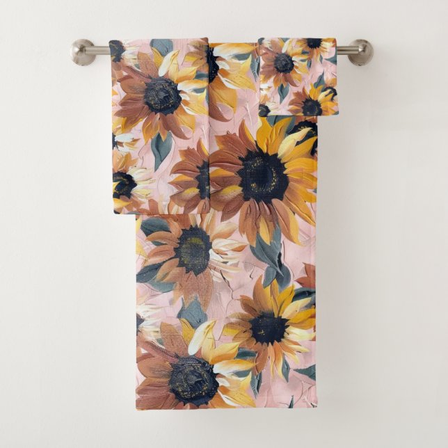 Conception de l'aquarelle de tournesol (En situation)