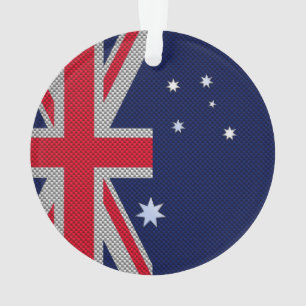 Conception de l'Australie dans le style de chrome