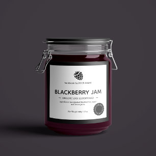 Conception de l'emballage Étiquette Jam Jar