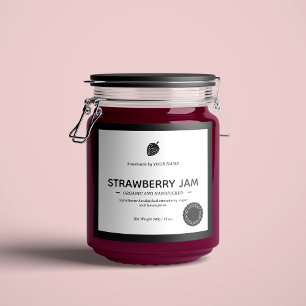 Conception de l'emballage Étiquette Jam Jar