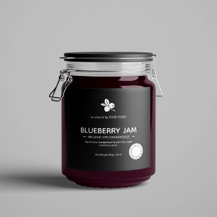 Conception de l'emballage Étiquette Jam Jar