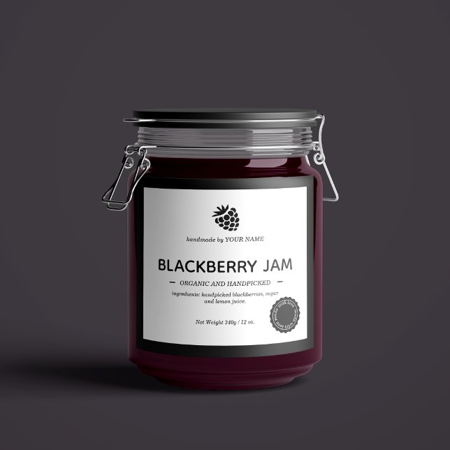 Conception de l'emballage Étiquette Jam Jar (Créateur téléchargé)