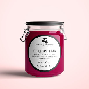 Conception de l'emballage Étiquette Jam Jar