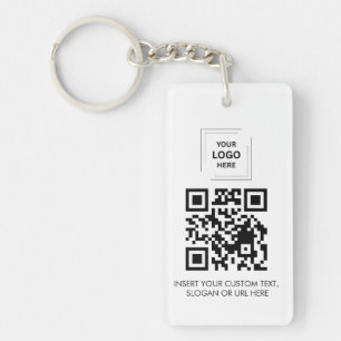 Conception de logo QR blanc pour le partage de con