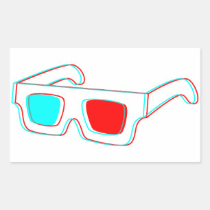 Conception de lunettes 3D - autocollants