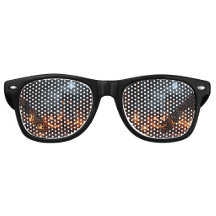 Conception de lunettes de soleil à éclat de citrou