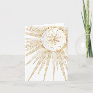 Conception de mandala de soleil et de lune avec de