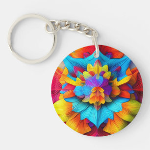 Conception de Mandala Florale colorée