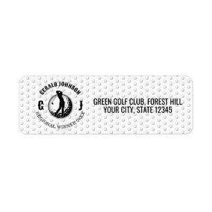 Conception de monogramme de golf élégant