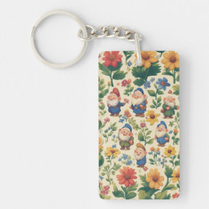 Conception de motif de fleur de gnome