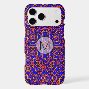 Conception de motif de kaléidoscope rétro chic