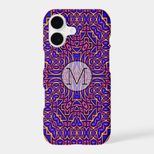 Conception de motif de kaléidoscope rétro classe