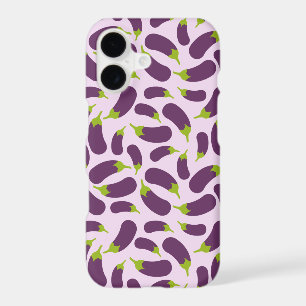 Conception de motif de légume violet Aubergine
