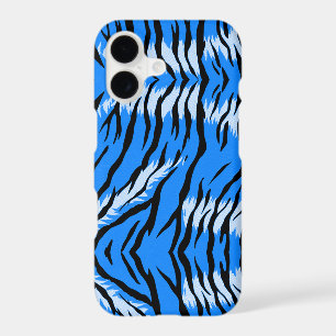 Conception de motif de peau d'animal Tigre Bleu