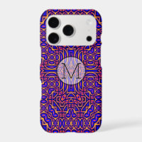 Conception de motif kaléidoscope rétro chic
