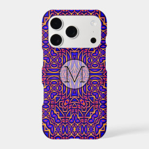 Conception de motif kaléidoscope rétro chic