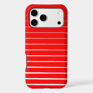 Conception de motif rayé en rouge et blanc