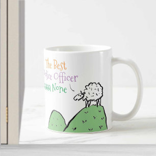 Conception de mouton pour un policier Café Mug