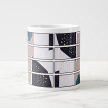 Conception de mug abstrait