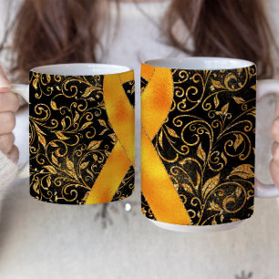 Conception de mug avec un ruban de sensibilisation