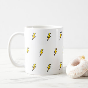 Conception de mug Éclair Jaune