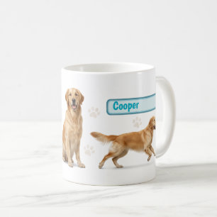 Conception de mug enveloppante Golden Retriever