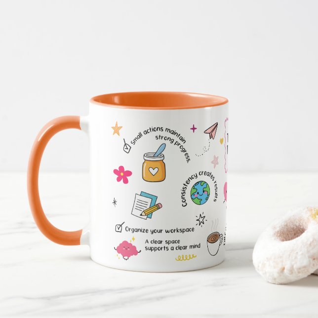 Conception de mug To Do Today (Avec donut)