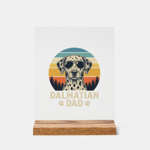 Conception de papa dalmatien vintage pour amateur