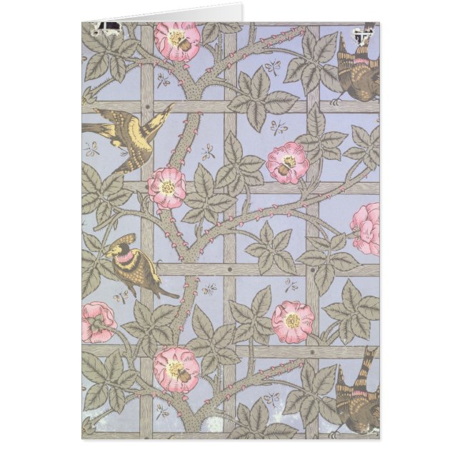 Conception de papier peint de "treillis", 1864 (Devant)