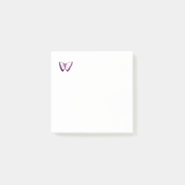 Conception de papillon mou Post-it Notes (Devant)