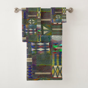 Conception de patchwork de style africain