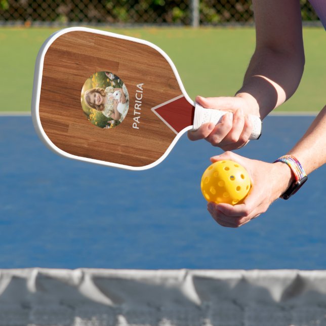 Conception de raquette de pickleball avec image et (Insitu)