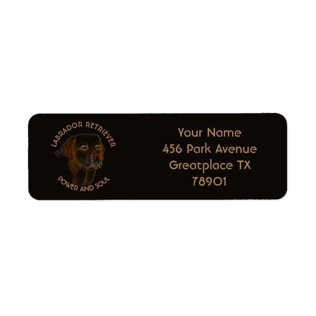 Conception de rétrificateur Dark Surreal Labrador (Devant)