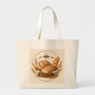 Conception de sac de boulangerie de pain frais rus