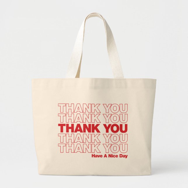 Conception de sac de Merci - rouge (Devant)