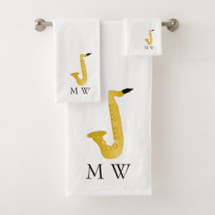 Conception de saxophone monogrammée