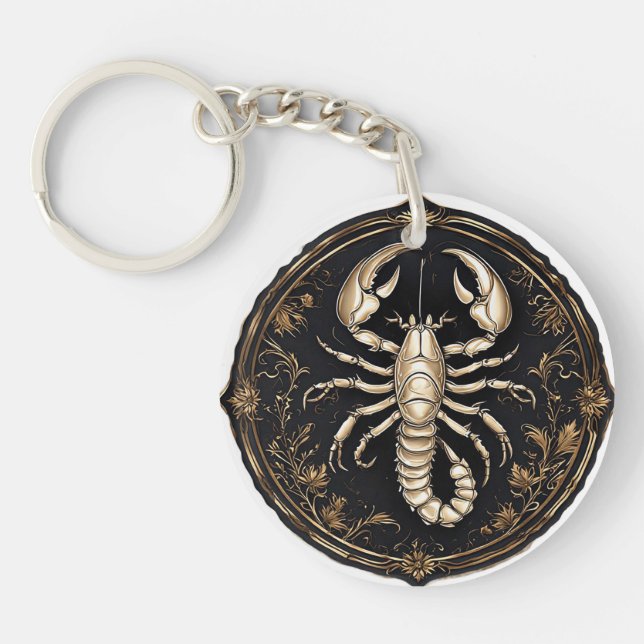 Conception de scorpion complexe avec des accents o (Devant)