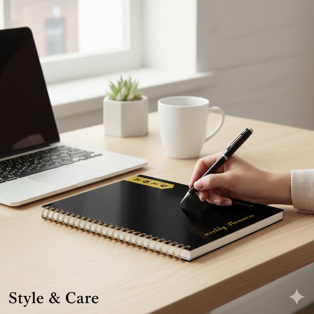 Conception de script professionnelle personnalisée (Personalized Professional Script Elegant Design Planner)