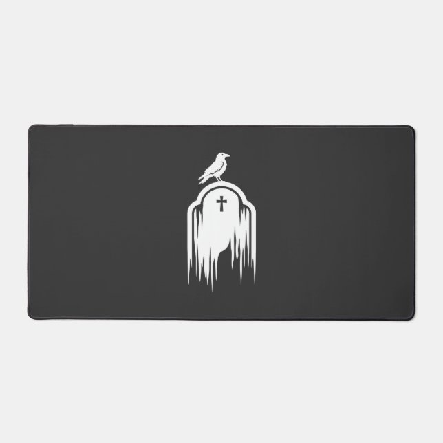 Conception de silhouette de tombe de corbeau Hallo (Recto)